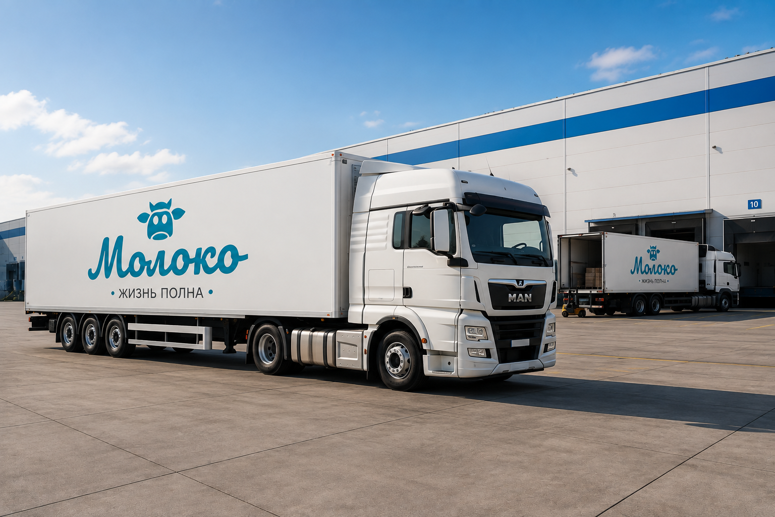 Доставка молочной продукции